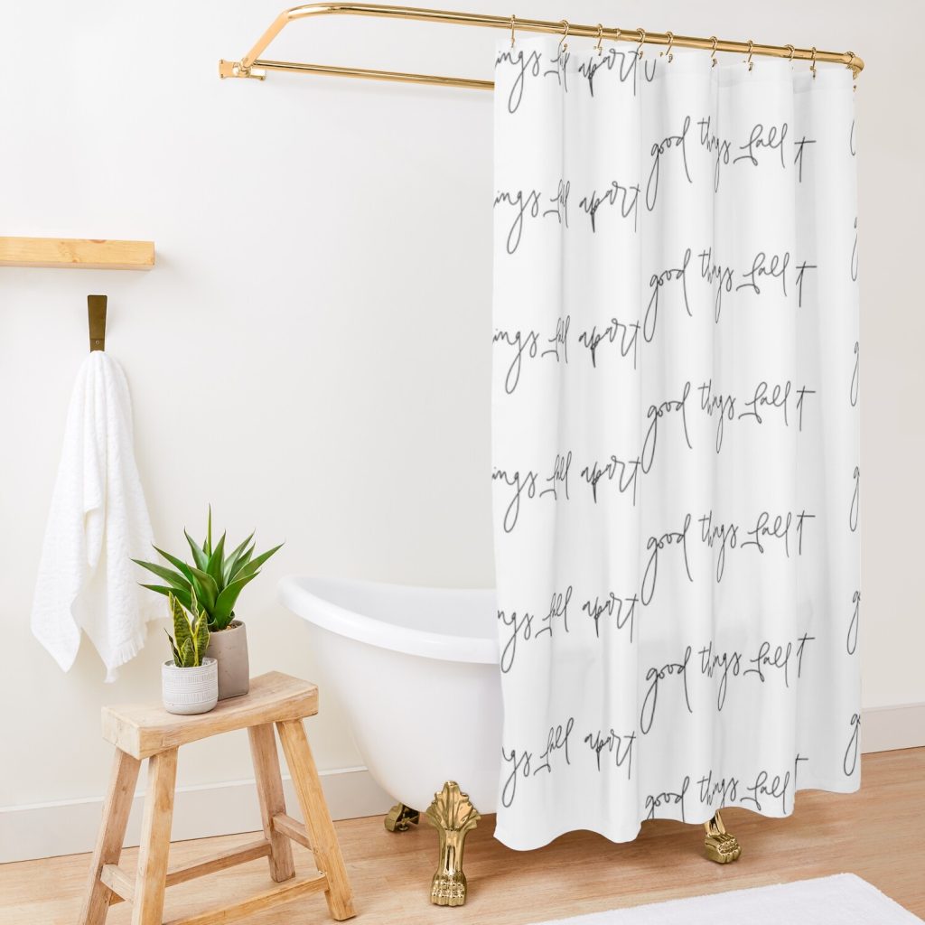 Good Things Fall Apart Shower Curtain Official Illenium Merch